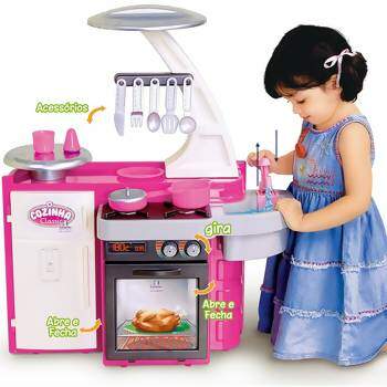 Cozinha Infantil Classic Rosa Cotiplas